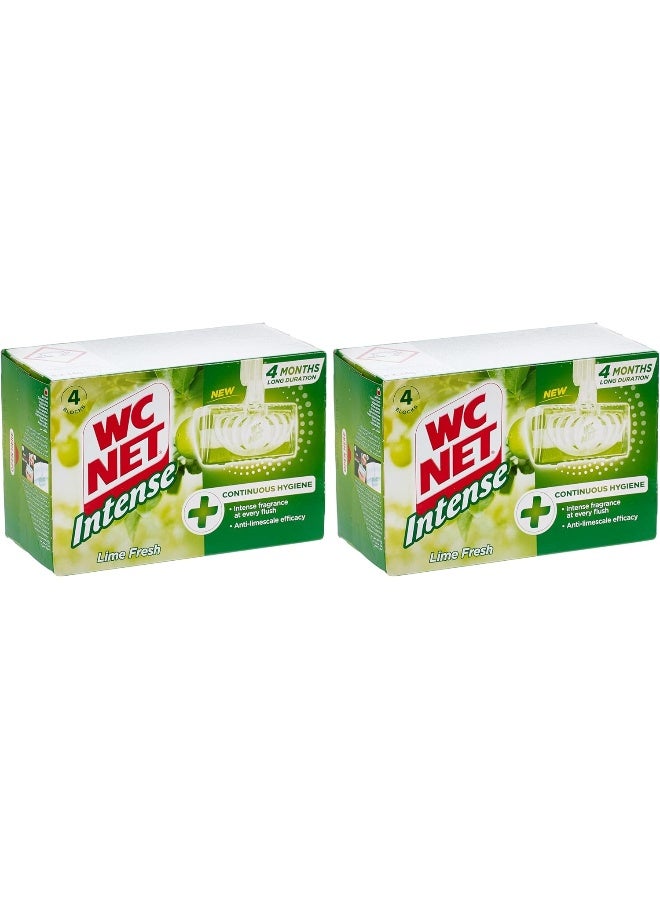 WC NET Intense Solid Rim Blocks Lime Fresh 4PCS 1+1 FREE - Image 1